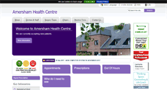 Desktop Screenshot of amershamhealthcentre.co.uk