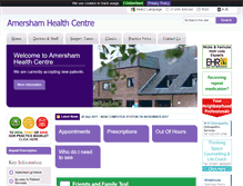 Tablet Screenshot of amershamhealthcentre.co.uk